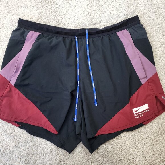 Men’s Nike Blue Ribbon Sports Track Club Flex Stride 4” Lined Shorts Blue Sz XL - Picture 3 of 9